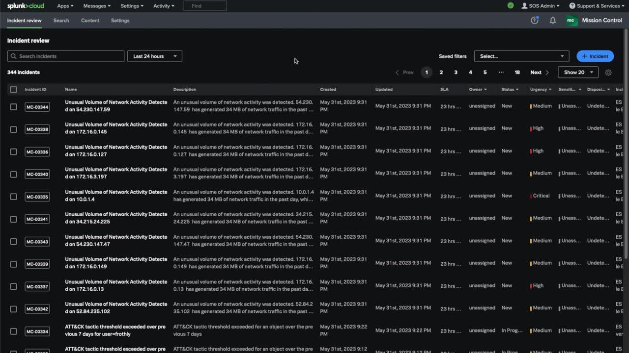 SecOps In Seconds: Prioritizing Incidents for Investigation in Splunk Mission Control